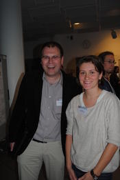 Julia Hütter und Dr. Bernd Lepenies (TP B8)